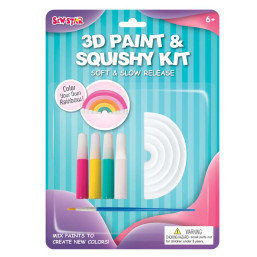 3D paint&squishy kit-rainbow